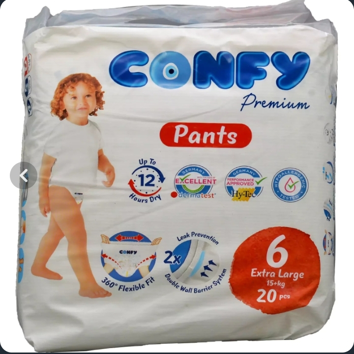 پوشک کانفی سایز 6 شورتی 20 عددی