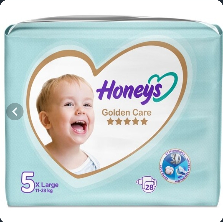 پوشک کودک هانیز سایز 5 چسبی 28 عددی
